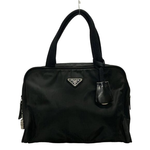 Auth PRADA - Black Nylon Handbag - Picture 1 of 13